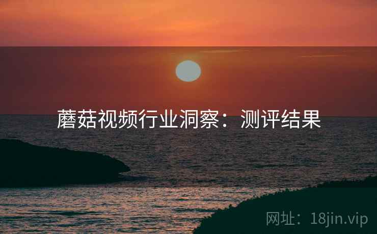 蘑菇视频行业洞察：测评结果